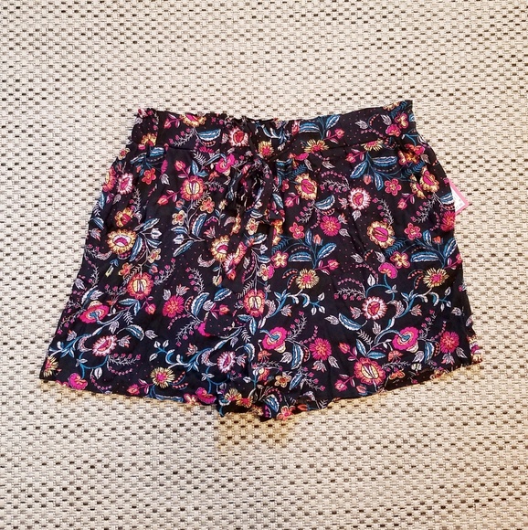 Xhilaration Pants - Exhilaration Floral Shorts